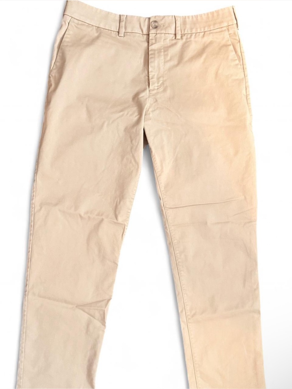 Express Men’s Straight 32W 32L Tan chino pants
